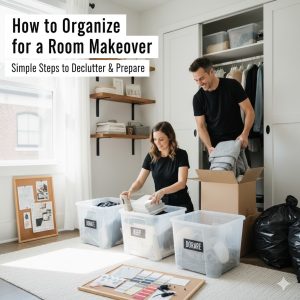 How to Organize for a Room Makeover